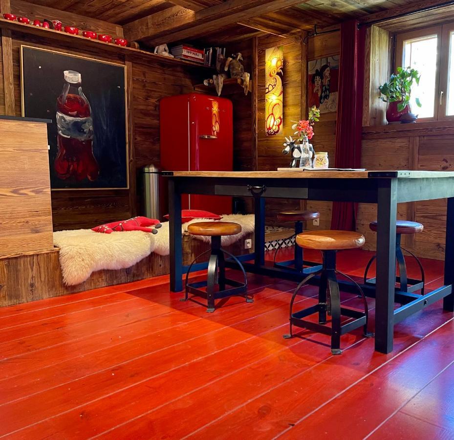 Demi-Quartier Chalet A Megeve-Vauvray - Grands Appartements , Vue Mont Blanc מראה חיצוני תמונה